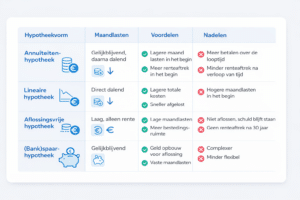 soorten hypotheek
