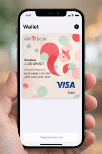De ASN betaalpas in de wallet