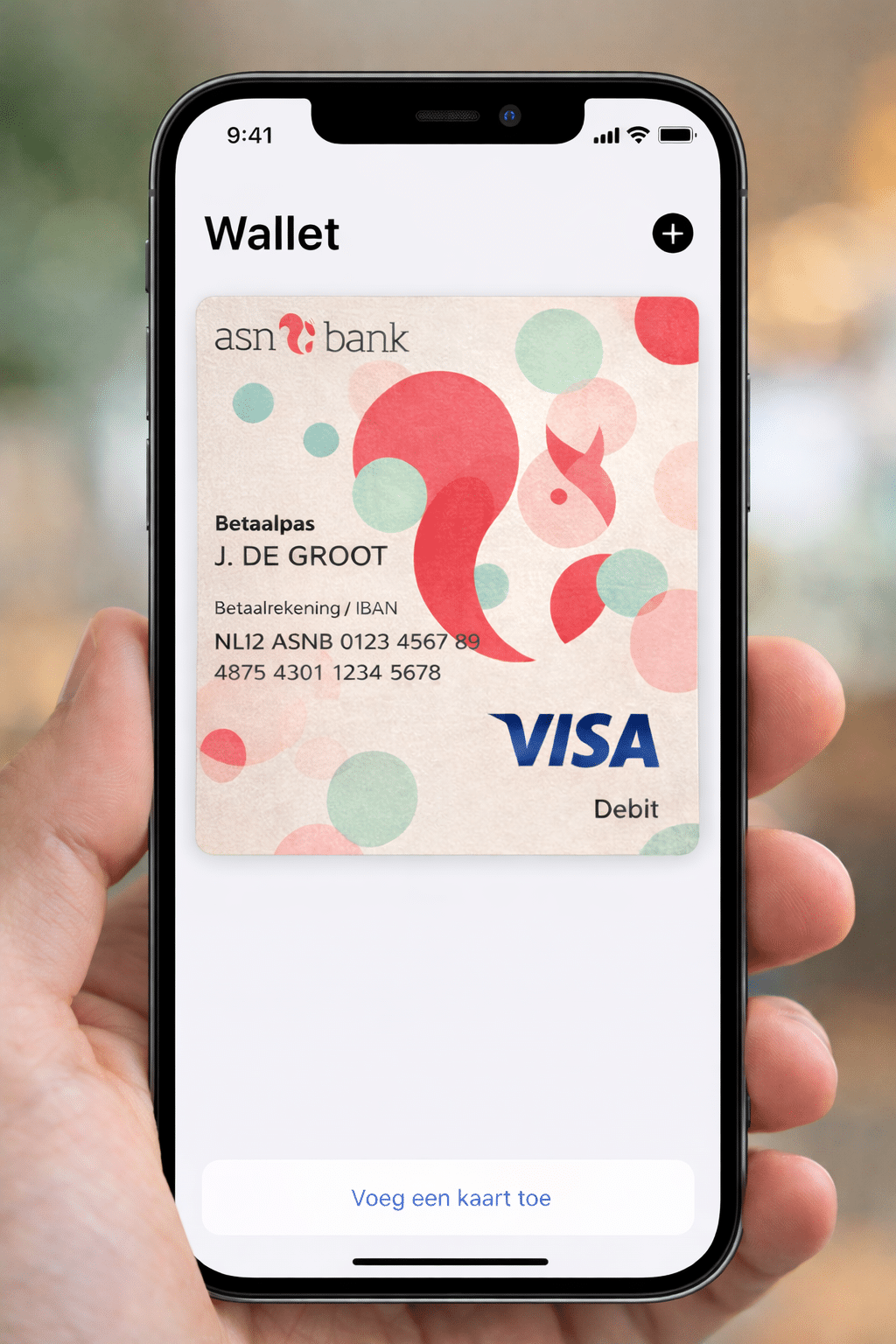 De ASN betaalpas in de wallet